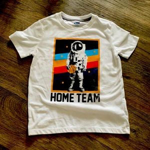 Home team tee shirt for boy size 6-7